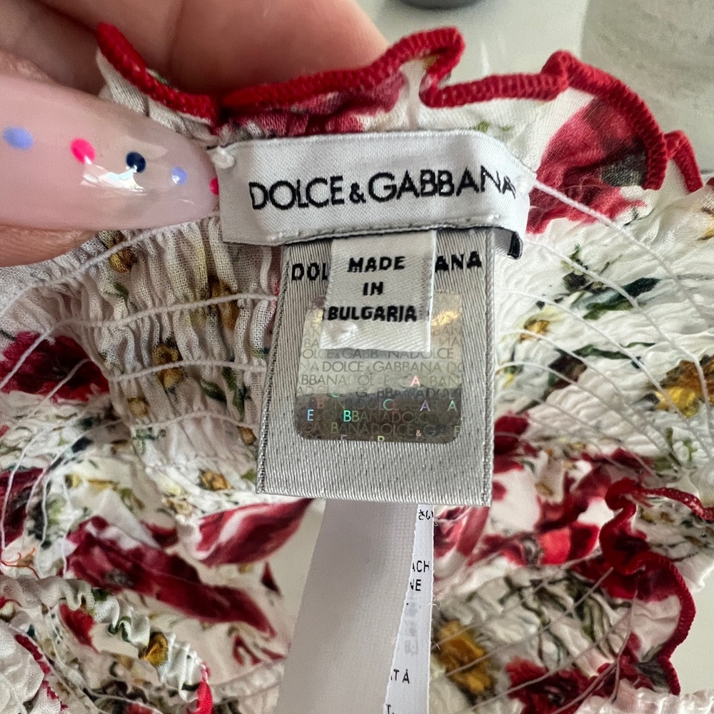 Dolce & Gabbana bubble romper